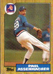 1987 Topps Baseball Cards      132     Paul Assenmacher